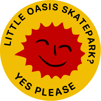 Little Oasis Skatepark sticker
